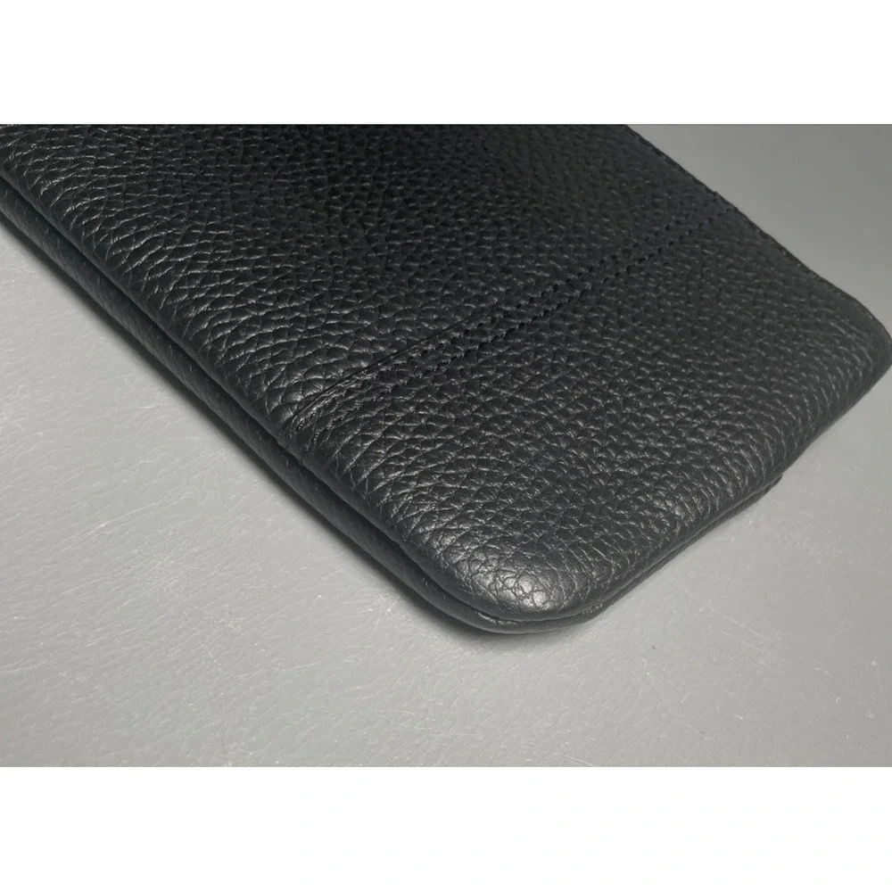 Lodis Black Pebbled Leather Wristlet Wallet - Picture 5 of 11